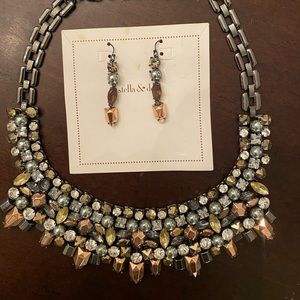 Stella & Dit statement necklace and earrings